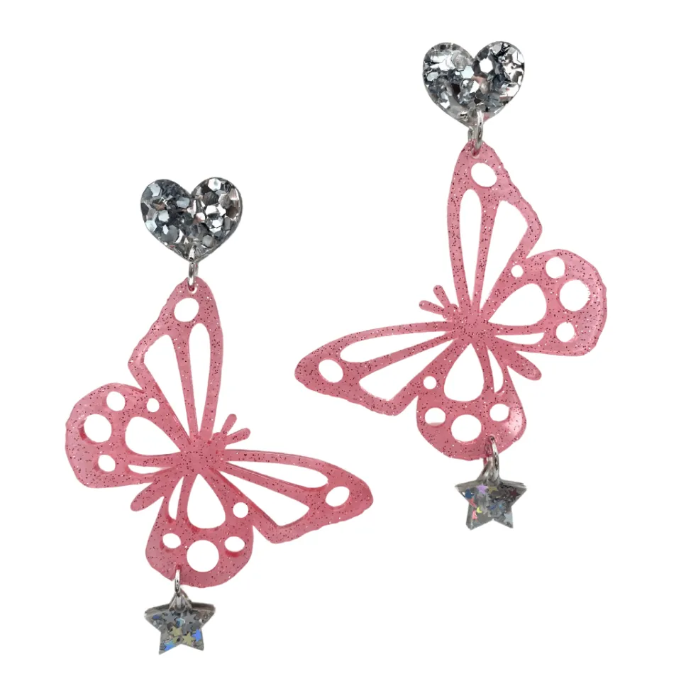 haus_of_dizzy_sparkle_but_3.webp Earrings^Haus Of Dizzy Sparkle Butterfly Charmed Earrings