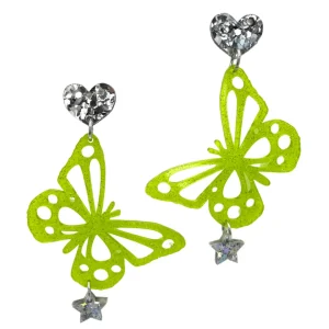 Earrings^Haus Of Dizzy Sparkle Butterfly Charmed Earrings