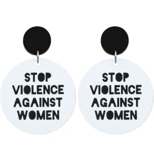 Earrings^Haus Of Dizzy 'Stop Violence Against Women' Earrings