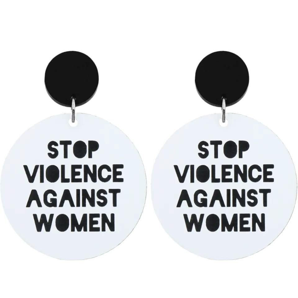 haus_of_dizzy_stop_violen_0.webp Earrings^Haus Of Dizzy 'Stop Violence Against Women' Earrings