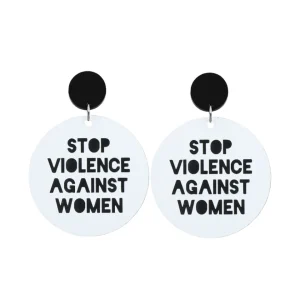 Earrings^Haus Of Dizzy 'Stop Violence Against Women' Earrings