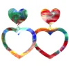 Earrings^Haus Of Dizzy 'Sunset Swirl' Barbie Heart Earrings