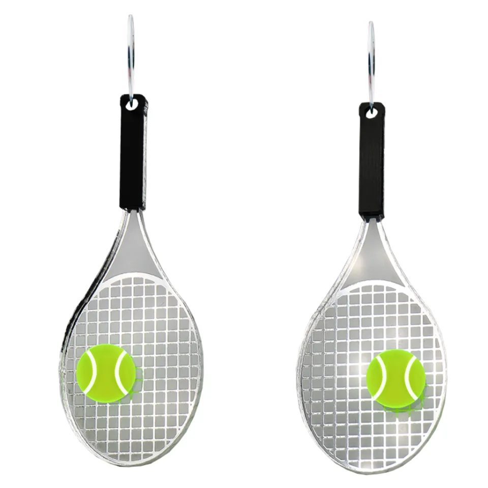 haus_of_dizzy_tennis_rack_0.webp Earrings^Haus Of Dizzy Tennis Racket Earrings
