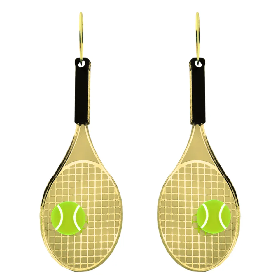 haus_of_dizzy_tennis_rack_1.webp Earrings^Haus Of Dizzy Tennis Racket Earrings