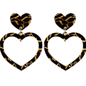 Barbie Hearts | Earrings^Haus Of Dizzy Tiger Barbie Heart Earrings
