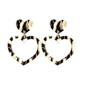 Barbie Hearts | Earrings^Haus Of Dizzy Tiger Barbie Heart Earrings