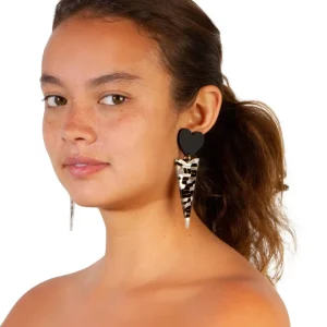 Earrings^Haus Of Dizzy Tiger Cone Earrings
