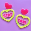Earrings^Haus Of Dizzy 'Two Extremes' Heart Earrings