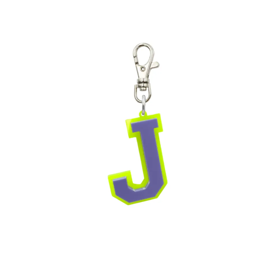 haus_of_dizzy_varsity_cus_0-2.webp Keyrings | Personalised Jewels^Haus Of Dizzy Varsity Custom Initial Keyring