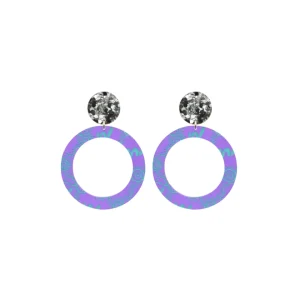 Earrings^Haus Of Dizzy 'Wiradjuri Yinaa' Neon Hoop Earrings
