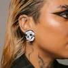 Earrings^Haus Of Dizzy x Roxxi's Poolroom 'Speed Skull' Studs