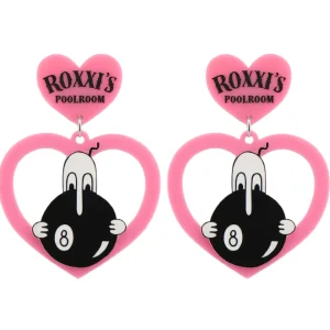 Earrings^Haus Of Dizzy x Roxxi's Poolroom 'Kilroy' Barbie Heart Earrings