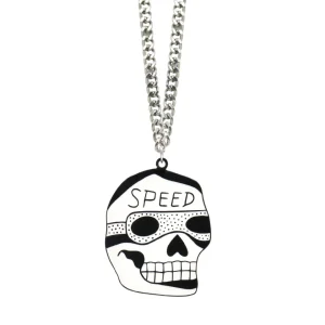 Necklaces^Haus Of Dizzy x Roxxi's Poolroom 'Speed Skull' Necklace