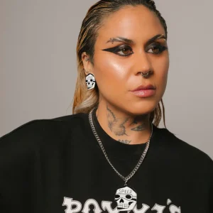 Necklaces^Haus Of Dizzy x Roxxi's Poolroom 'Speed Skull' Necklace