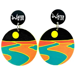Earrings^Haus Of Dizzy x Seed Mob 'Water is Life" Earrings