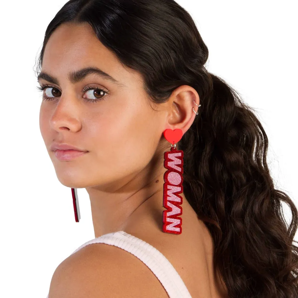 wonder_woman_stacked_earr_1.webp Stacked Earrings | Earrings^Haus Of Dizzy Wonder Woman Stacked Earrings