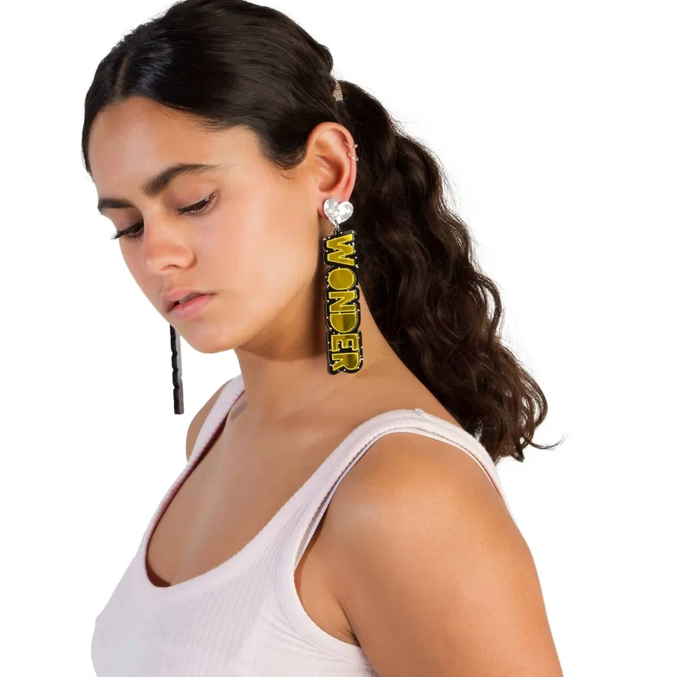 wonder_woman_stacked_earr_3.webp Stacked Earrings | Earrings^Haus Of Dizzy Wonder Woman Stacked Earrings